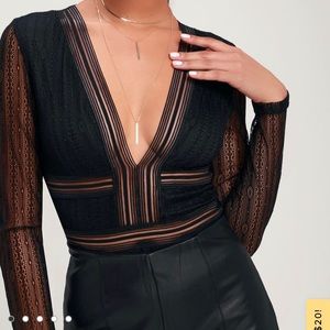 Lulu’s black bodysuit